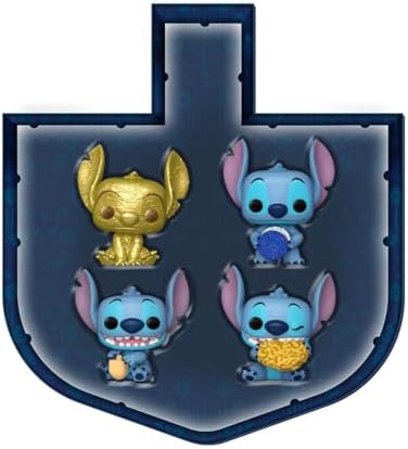Funko Pocket POP Stitch - Dreidel Box - Disney Lilo Stitch - Keychain Novelty Keyring -