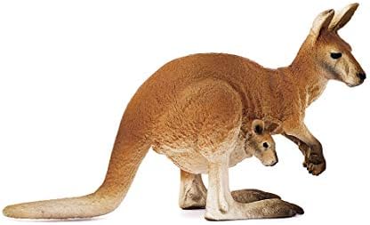 Schleich Wild Life Kangaroo Animal Figurine - Detailed Wild Animal Kangaroo Toy Figure