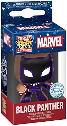 Funko Pop Gingerbread Black Panther Keychain Holiday