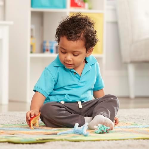 Melissa & Doug Melissa Doug Prehistoric Playground Dinosaur Activity Rug 39 x 36 inches -