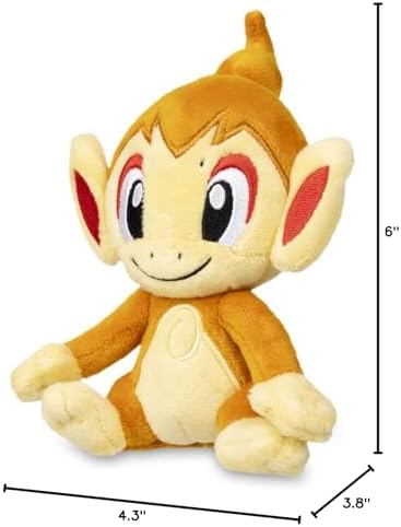 Pokemon Center Sitting Cuties Chimchar Plush 390 - Generation 4 - 6 In
