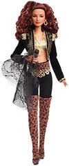 Barbie Signature Gloria Estefan Doll in Gold and Black Fashion and with Microphone Gift