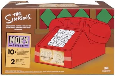Disney The Simpsons Moe's Prank Phone Feature Iconic Telephone from Moe's Tavern Over 10