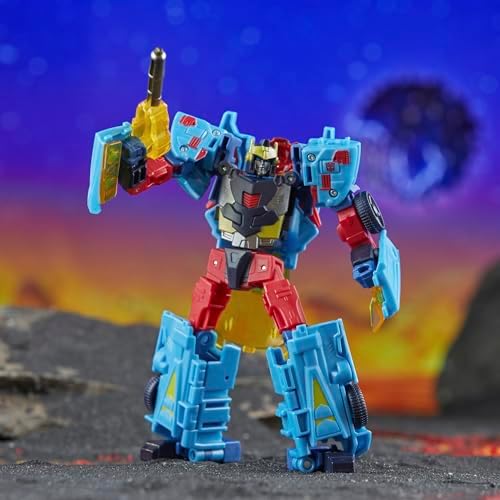 Transformers Legacy United Deluxe Class Cybertron Universe Hot Shot 5.5-inch Converting