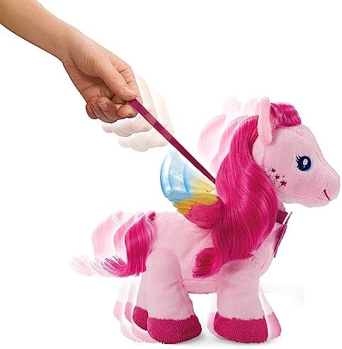 Barbie Mattel Barbie A Touch of Magic Stuffed Animals Walk Flutter Pegasus Plush