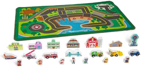 Melissa & Doug Melissa Doug PAW Patrol Activity Rug - Adventure Bay 22 Pieces PAW Patrol
