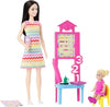 Barbie Teacher Doll with Brunette Fashion Doll with Printed Dress 1 Toddler Doll Teaching