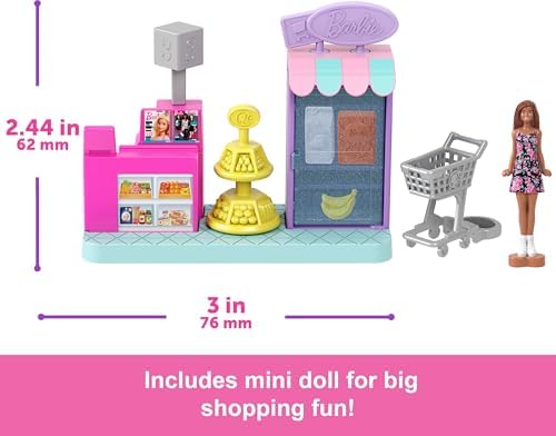 Barbie Mini BarbieLand Supermarket Playset