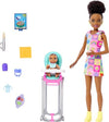 Barbie Skipper Doll Playset with Babysitting Set Themed to Mealtime Color-Change Toy Play