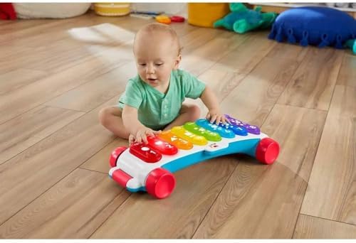Fisher-Price Baby to Toddler Learning Toy Giant Light-Up Xylophone Pull-Along Musical