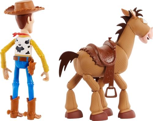 Mattel Disney Pixar Toy Story 4 Movie Set of 2 Action Figures Pack Includes with Woody