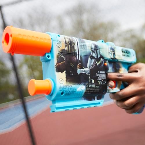 Nerf Star Wars The Mandalorian Dart Blaster 12 Elite Darts Internal Clip Easter Gifts for