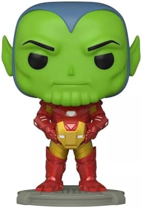 Funko Pop Cover Art Marvel Collection Vinyl Figure Comic Covers Skrull as Iron Man