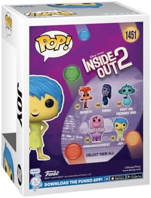 Funko POP Disney Inside Out 2- Joy - Collectable Vinyl Figure