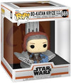 Funko POP Deluxe Star Wars The Mandalorian - Bo-Katan - Bo Katan with Throne 10-inch - Collectable Vinyl Figure