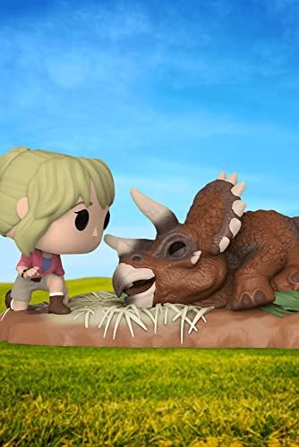 Funko Dr. Sattler Funko Jurassic Park POP Moment Vinyl Figurine with Triceratops 9 cm