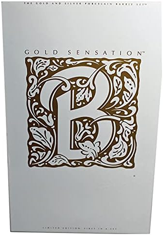 Mattel BARBIE GOLD SENSATION LIMITED EDITION FIRST IN A SET SERIAL 00345 1993 TIMELESS