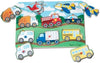 Melissa & Doug Melissa Doug Vehicles Wooden Peg Puzzle 8 pcs