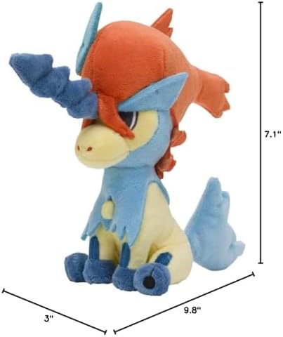 Pokemon Center Sitting Cuties Keldeo Resolute Plush 647 - Generation 5 - 6 In