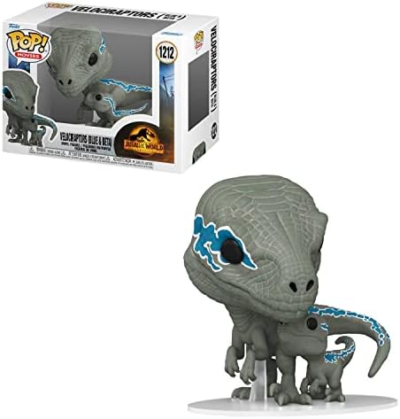 POP Jurassic World Dominion - Blue Beta Velociraptor Funko Vinyl Figure Bundled with
