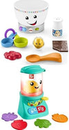 Fisher-Price Baby Learning Toy Laugh Learn Magic Color Mixing Bowl with Pretend Food