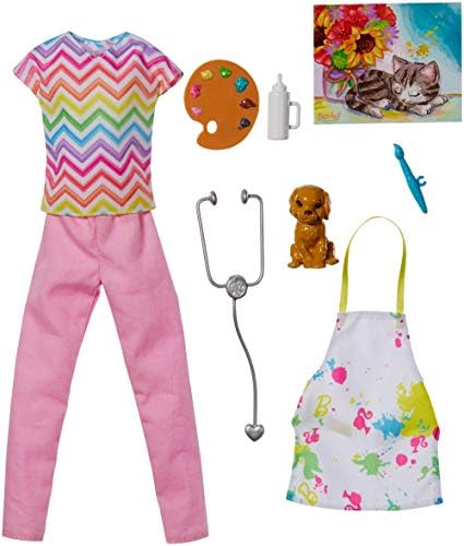 Barbie Surprise Careers with Doll and Brunette Curly