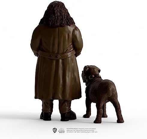 Schleich Wizarding World of Harry Potter 2-Piece Set with Hagrid Fang Figurines for Ages 6