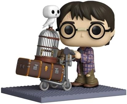 Funko Pop Deluxe Harry Potter 20th Anniversary - Harry Pushing Trolley - Collectable Vinyl Figure