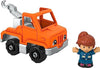 Fisher-Price Little People Toddler Toy Help and Go Tow Truck and Figure for Pretend Play