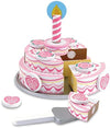 Melissa & Doug Melissa Doug Triple-Layer Party Cake Wooden Play Food Set - Birthday Cake
