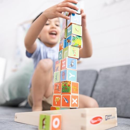 Melissa & Doug Melissa Doug National Parks Alphabet Animals 24-Piece Cube Puzzle