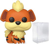 Pokemon - Growlithe Pop Vinyl Figure Bundled with Compatible Box Protector Case