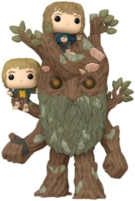 Funko POP Super Lord of The Rings - Pippin Took - Treebeard with Merry Pippin - Collectable Vinyl Figure