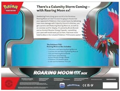 Pokemon TCG Roaring Moon or Iron Valiant ex Box One at Random