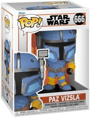 Funko POP Vinyl Star Wars The Mandalorian S9 - Paz Vizsla - Collectable Vinyl Figure