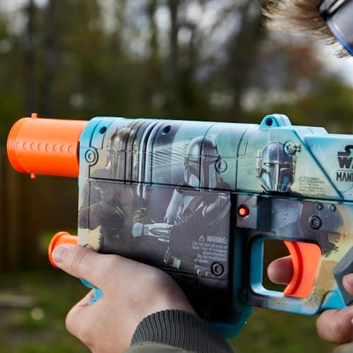 Nerf Star Wars The Mandalorian Dart Blaster 12 Elite Darts Internal Clip Easter Gifts for