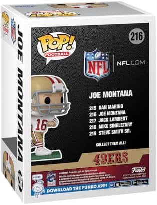 Funko POP NFL Legends - Joe Montana - Away - Collectable Vinyl Figure