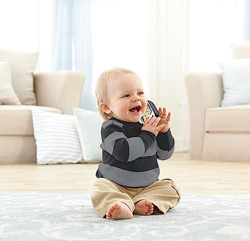 Fisher-Price Laugh Learn Baby Toddler Toy 2-in-1 Slide to Learn Smartphone with Lights
