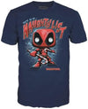 Funko Pop Tee Deadpool - Holiday - Large - L - T-Shirt - Clothes with Collectable Vinyl