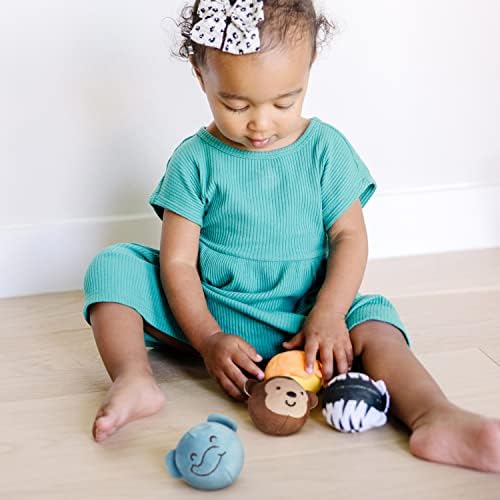 Melissa & Doug Melissa Doug Rollables Safari and Farm Friends Infant and Toddler Toy