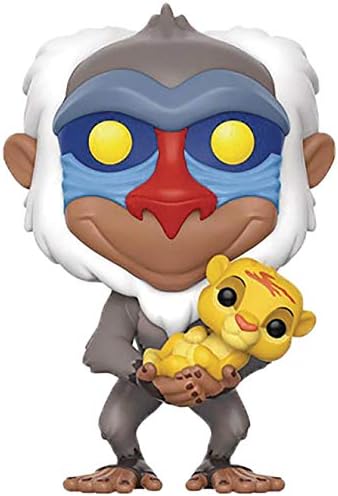 Disney The Lion King - Rafiki with Simba Funko Pop Vinyl Figure Bundled with Compatible
