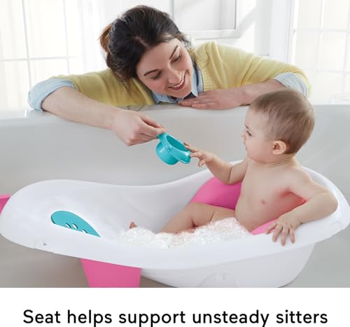 Fisher-Price Baby to Toddler Bath 4-In-1 Sling 'N Seat Tub with Removable Infant Support