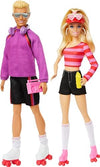 Barbie Fashionistas Set with 2 Fashion Dolls 6 Roller-Skating Ken 65th Anniversary
