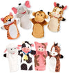 Melissa & Doug Melissa Doug Animal Hand Puppets Set of 2 4 animals in each - Zoo Friends