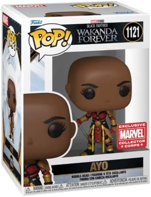 Funko Pop Funko Wakanda Forever Marvel Collector Corps AYO 1121 w Free Arcylic Case