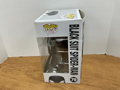 Marvel Funko Spider-Man POP Marvel Black Suit Spider-Man Vinyl Bobble Head 79