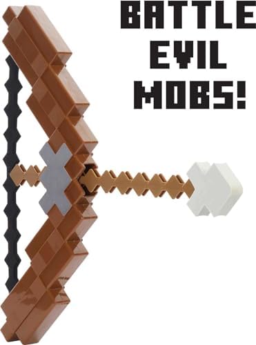 Mattel Minecraft Ultimate Bow Arrow Set with Sounds Kid-Sized Accessory for Pretend Play
