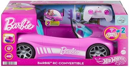 Barbie Hot Wheels RC SUV Remote-Control Pink Vehicle