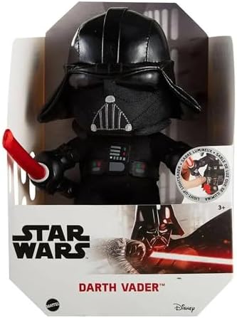 Disney Star Wars Darth Plush Characters 7.5-in Soft and Age 3 Years and Older