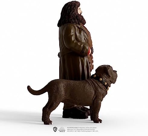 Schleich Wizarding World of Harry Potter 2-Piece Set with Hagrid Fang Figurines for Ages 6